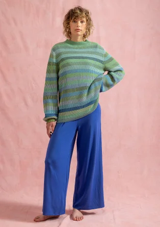 Pull "Nebula" en coton biologique/recyclé - jade