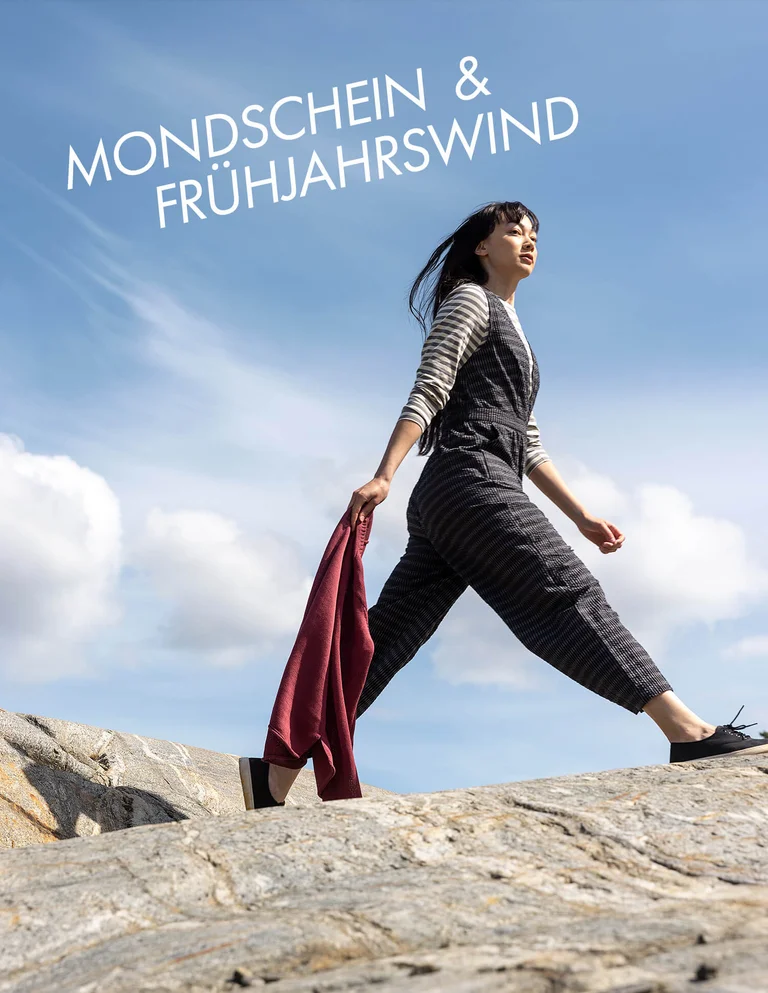 Jumpsuit „Wavy“ aus Bio-Baumwollgewebe