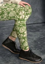 “Karin” micromodal/elastane jersey leggings - grass green