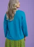 Knitted linen sweater (lagoon blue L)