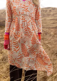 Gemustertes Kleid „Glänta“ aus Modal - chili