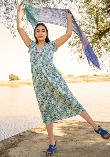 Tricot jurk "Primrose" van biologisch katoen - weidebeek