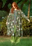 Robe "Primavera" en tissu de lin/modal (noir S)