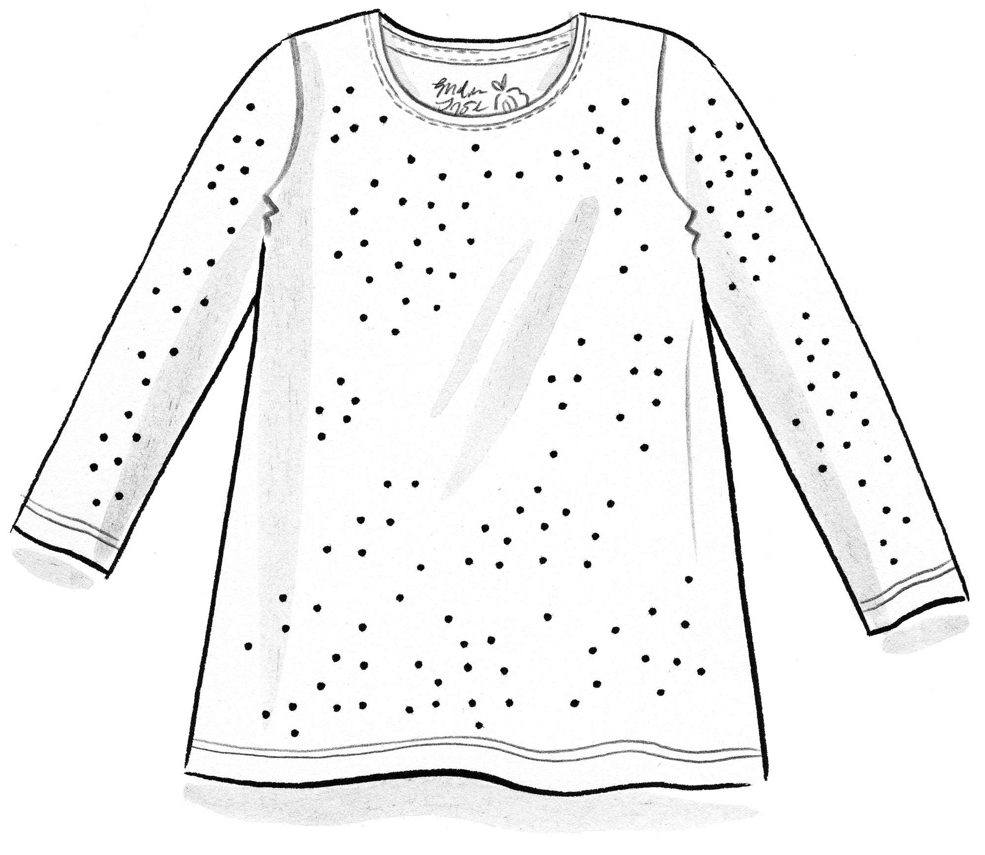 Shirt „Pytte“ aus Öko-Baumwolle/Modal/Elasthan