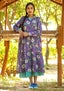 Vævet kjole  Primavera  i hør/modal hyacint thumbnail