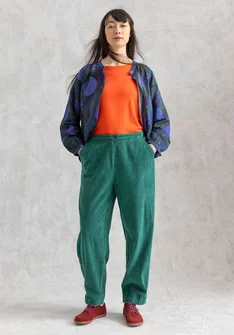 Cordhose „Rime“ aus Bio-Baumwolle - hellflaschengrün