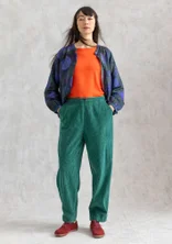 Cordhose „Rime“ aus Bio-Baumwolle - hellflaschengrün