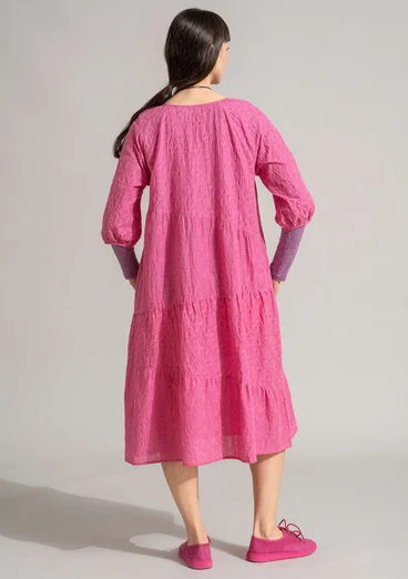 Webkleid „Duha“ aus Bio-Baumwolle - pfingstrose