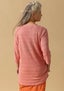 Linen/recycled cotton knit sweater pink opal thumbnail