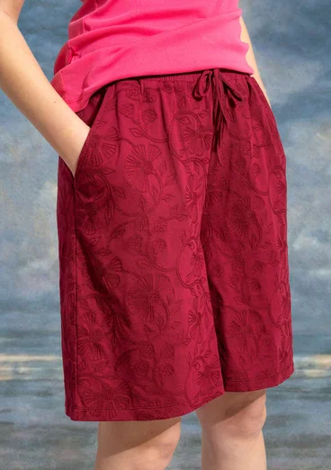 Jerseyshorts „Runa“ aus Bio-Baumwolle - purpur