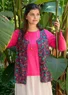 Débardeur "Bip" en jersey de coton biologique (jaspe foncé/motif S)