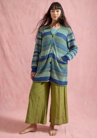 Kangashousut ekopuuvillaa - vihreäpippuri