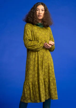 Robe en jersey « Ingrid » en lyocell/élasthanne - olive foncé