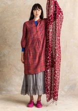 Écharpe ”Theia” en lin - pourpre