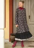 Robe "Pelargon" en jersey de lyocell/élasthanne (noir L)