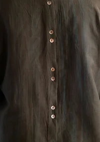 “Melody” organic cotton/silk blouse - agave