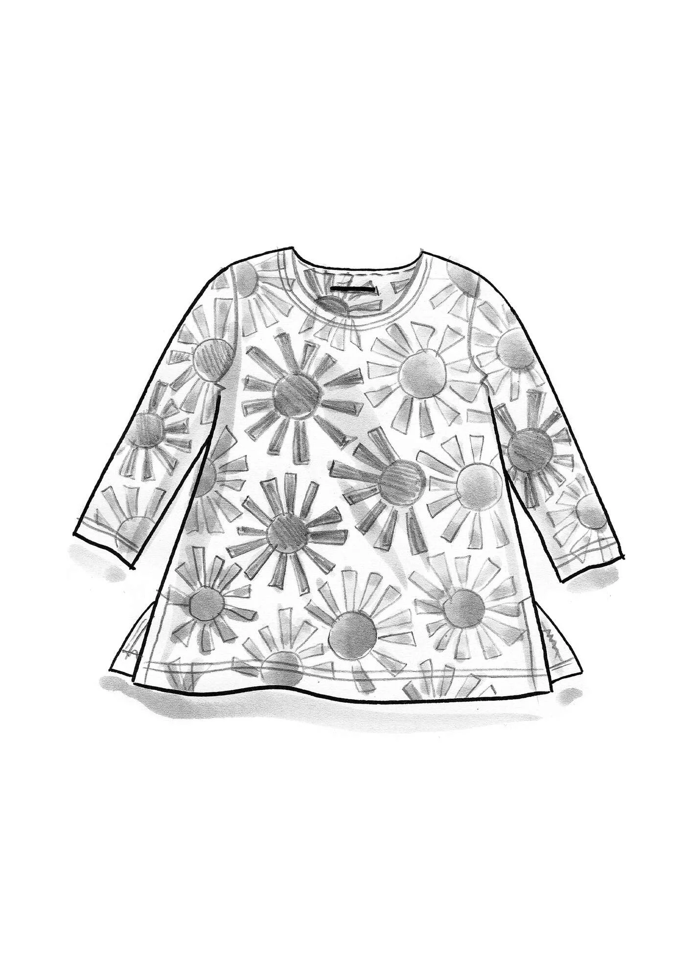 “Taiyoko” lyocell/elastane top - rainforest green