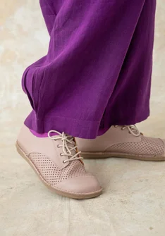 Nappa shoes - pink sand