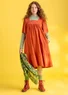 Jersey dress in cotton/modal (copper XL)