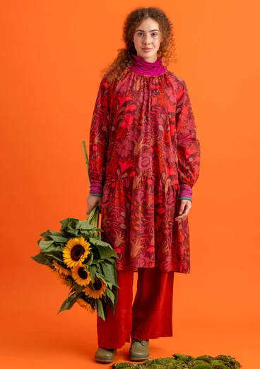 Kangasmekko ”Meadow” ekologista/kierrätettyä puuvillaa - viininpunainen