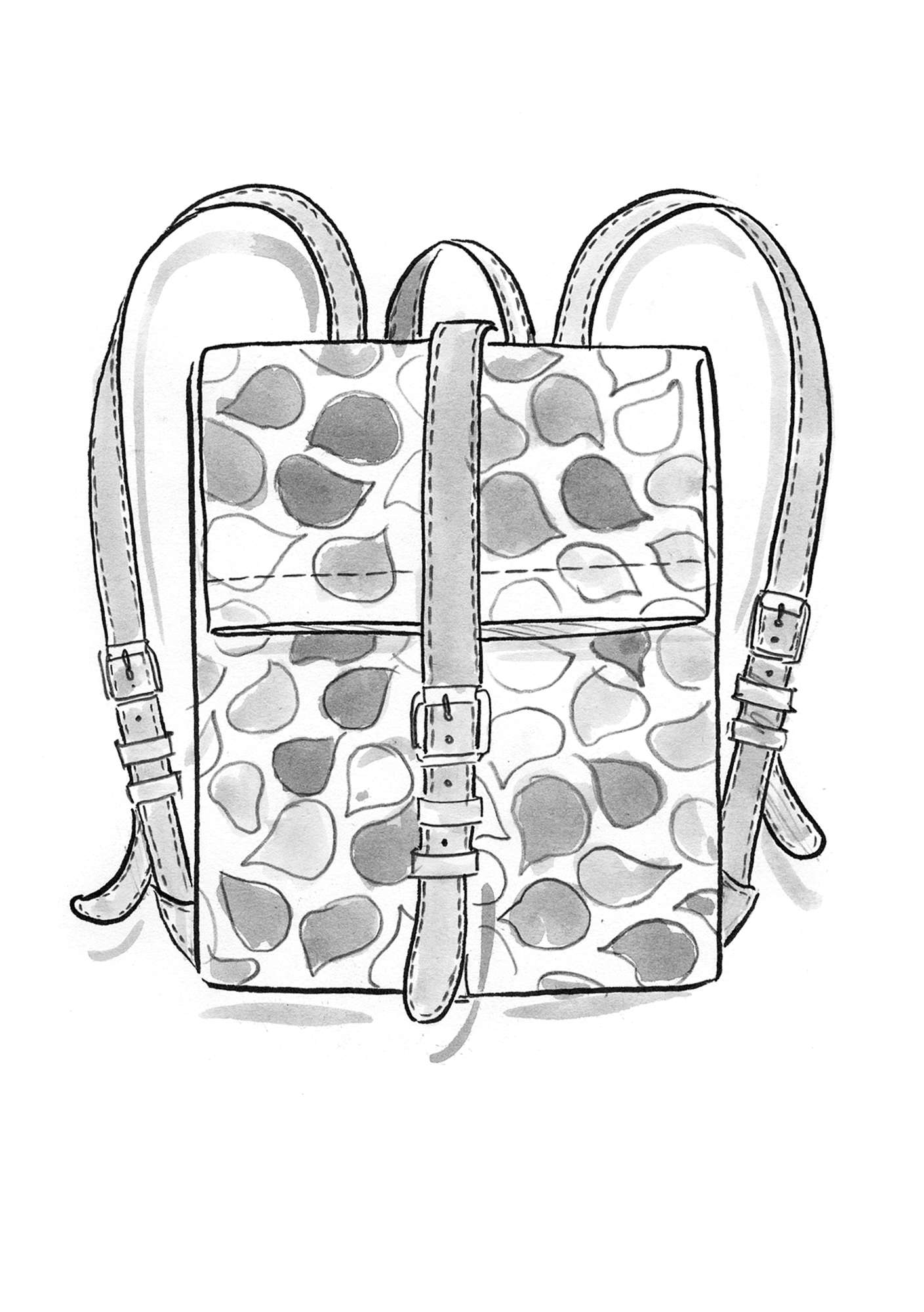 “Serafina” cotton backpack