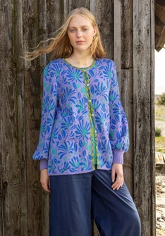 Strickjacke „Bohuslän“ aus Bio-/Recycling-Baumwolle - distel