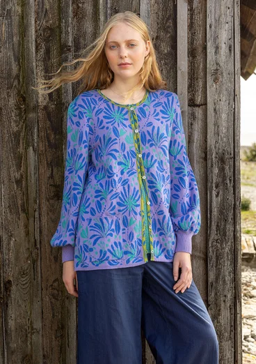 Strickjacke „Bohuslän“ aus Bio-/Recycling-Baumwolle - distel