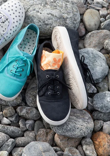 Stoffschuhe „Grace“ aus Bio-Baumwolle - schwarz