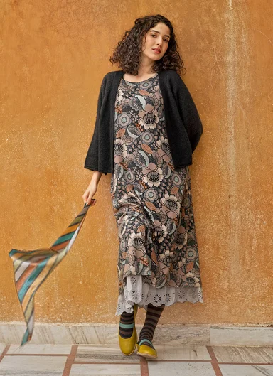 “Hana” jersey dress in organic cotton/modal