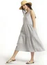 Robe "Stripe" en tissu de coton biologique (encre XL)