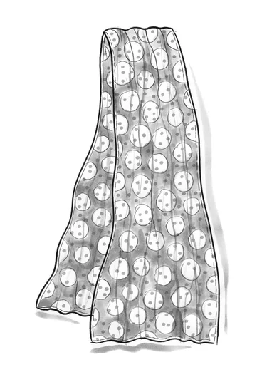 Sjaal "Jasmine" van biologisch katoen - limegrn