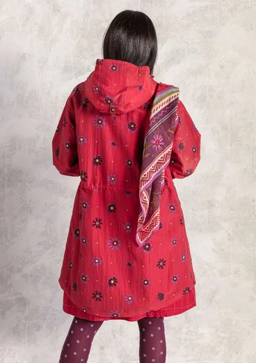 Parka „Fiona“ aus Recycling-Polyamid-Gewebe - mohn/gemustert