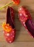Espadrilles „Hake“ aus Baumwolle (weinrot 40)