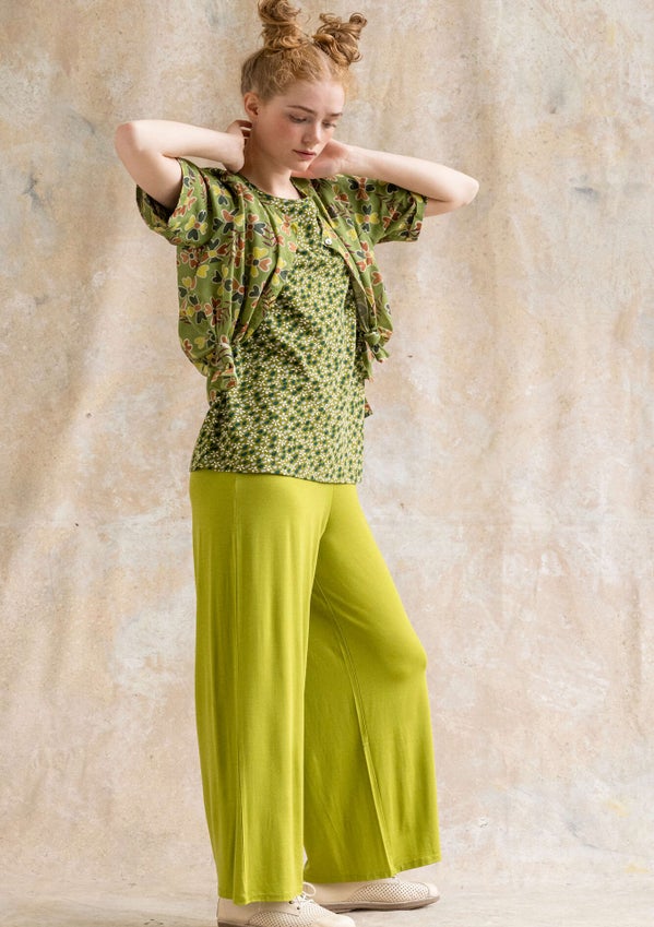 Jersey trousers Ada asparagus