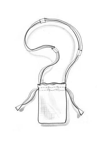 Organic cotton bag - peach