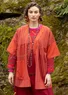 “Sofia” organic cotton smock blouse (madder red M)