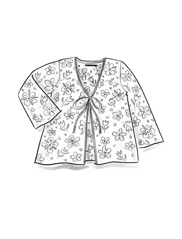 “Flora-Li” organic/recycled cotton cardigan - viol
