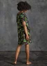 “Midsommernatt” organic cotton jersey dress (black S)