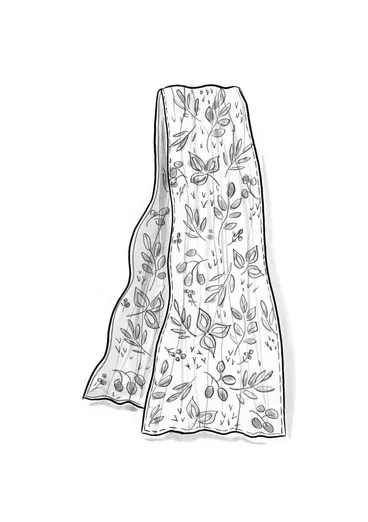 Skjerf «Sally» i økologisk bomull - grapefrukt