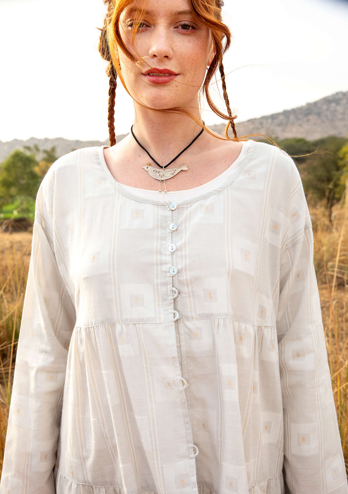 LIten リテン　Grosgrain candy Blouse Litenリテン キャンディブラウスGrosgrain candy Blouse