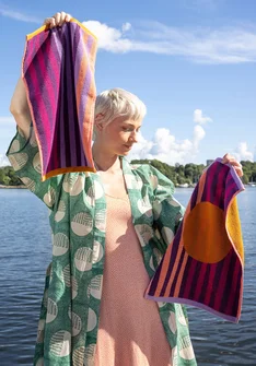 Vieraspyyhkeet "Sunset” ekopuuvillaa, 2/pakk. - kokenilli