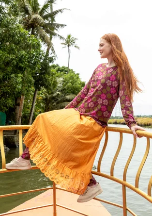 Top "Cress" en lyocell/élasthanne - raisin