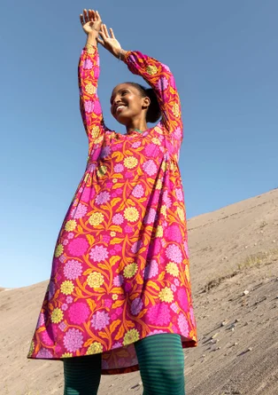 Jerseykleid „Pink Moon“ aus Lyocell/Elasthan - dunkelhibiskus