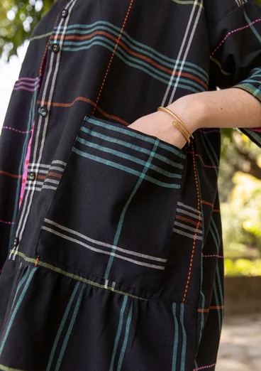 Bluse „Fields“ aus Baumwolle - schwarz