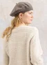 Knitted alpaca blend beret (light potato/melange One Size)