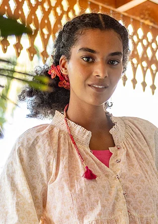 Ceinture "Sona" en coton biologique - mrk0SP0hibiscus