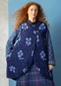Gilet sans manches croisé "Marabel" en mélange de laine recyclée (indigo S)
