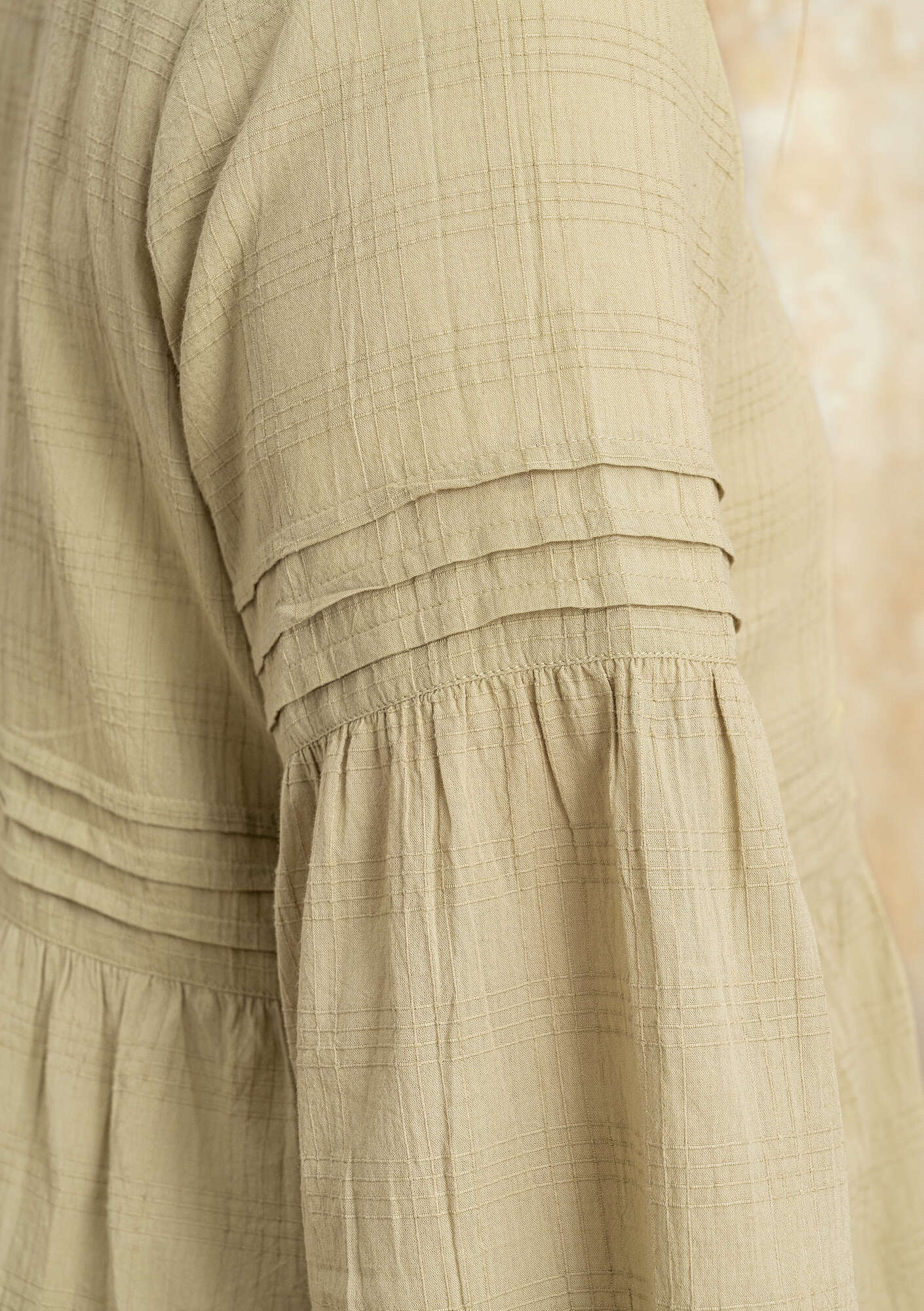 “Tanne” blouse in organic cotton timothy grass thumbnail