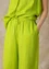 Woven linen trousers (tropical green S)