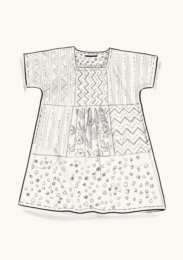 “Amber” organic cotton blouse - masala